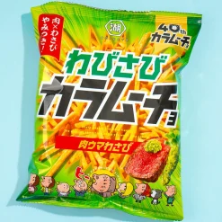 Koikeya Karamucho Potato Sticks - Meat And Wasabi
