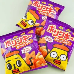 Koikeya Polinky Corn Puffs - Mentai
