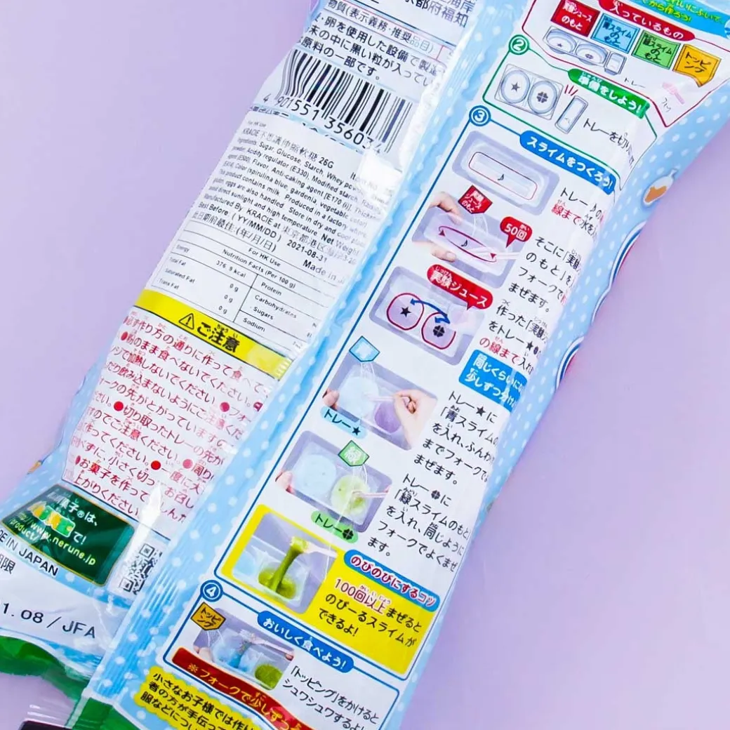 Kracie Fushigi Hakken Nobi Nobi Slime DIY Candy Kit