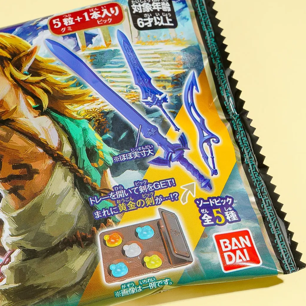 Legend Of Zelda Tears Of The Kingdom Sword Pick & Gummy