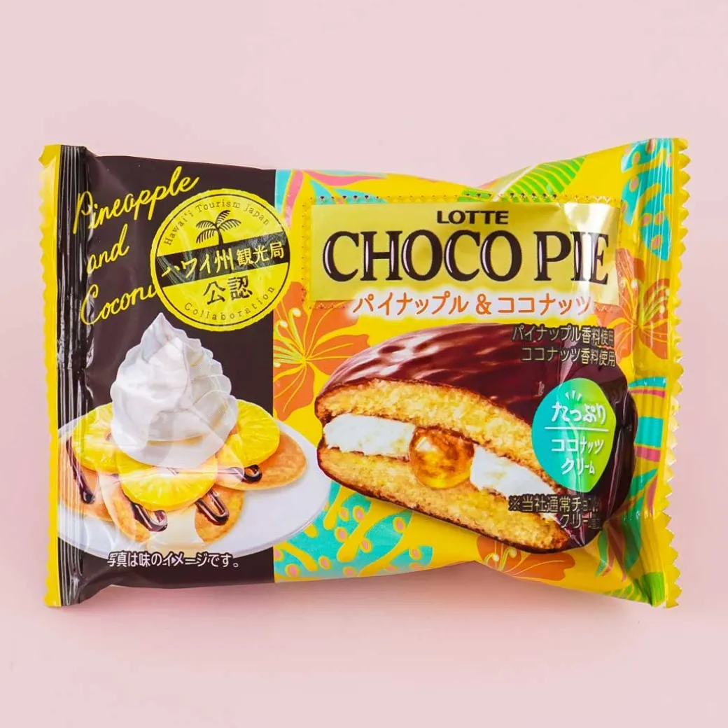 Lotte Choco Pie - Pineapple & Coconut