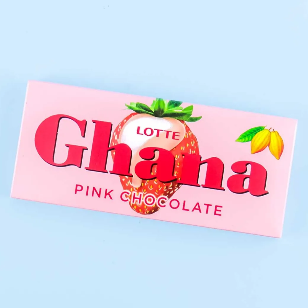 Lotte Ghana Strawberry Pink Chocolate