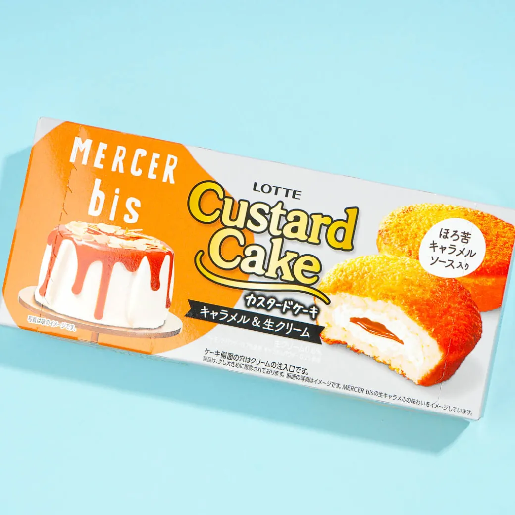 Lotte MERCER bis Custard Cake - Caramel & Fresh Cream