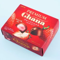 Lotte Premium Ghana Fruit Chocolate - Strawberry