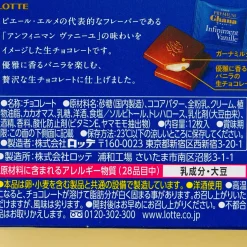 Lotte Premium Ghana Raw Infiniment Vanille Chocolate