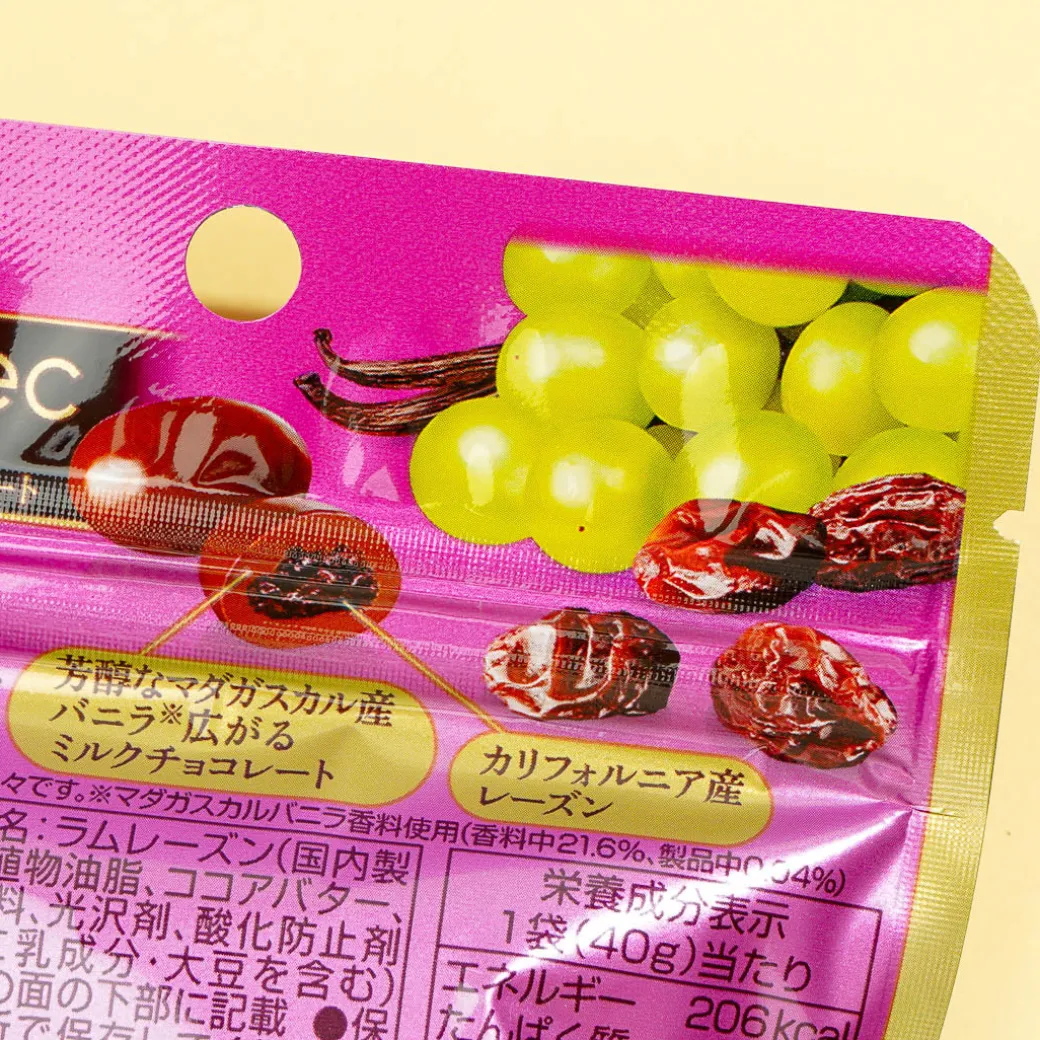 Meiji Raisin Sec Milk Chocolate Coated Raisins