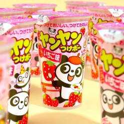 Meiji Yan Yan Tsukebo Sticks - Strawberry