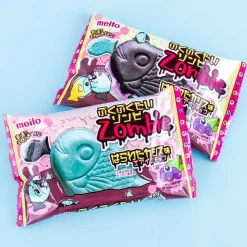 Meito Puku Puku Tai Fish Shaped Wafer - Zombie Black Currant
