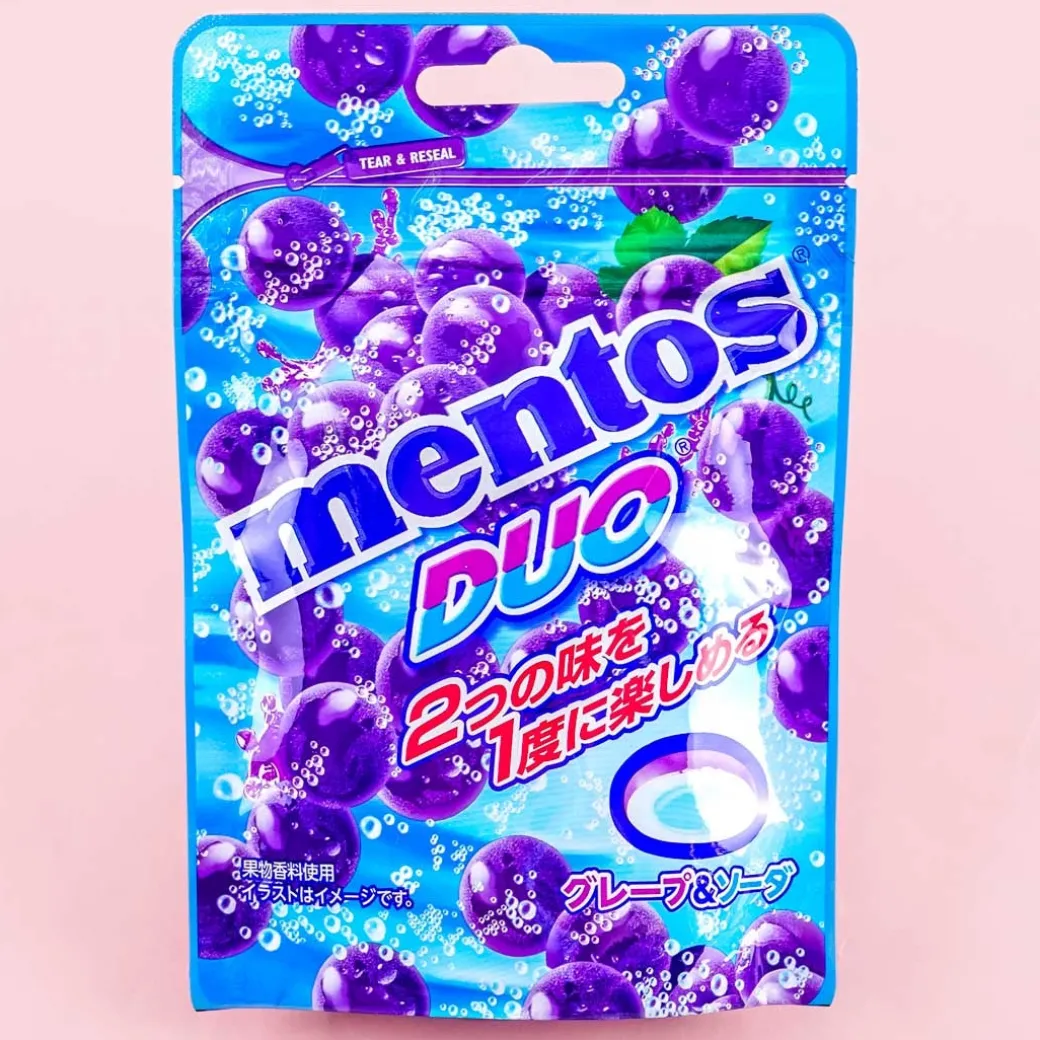 Mentos DUO Candy - Grape & Soda