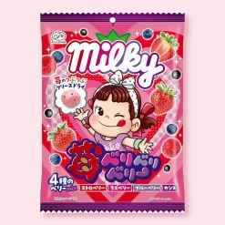 Milky Peko-Chan Soft Candy - 4 Types of Berries
