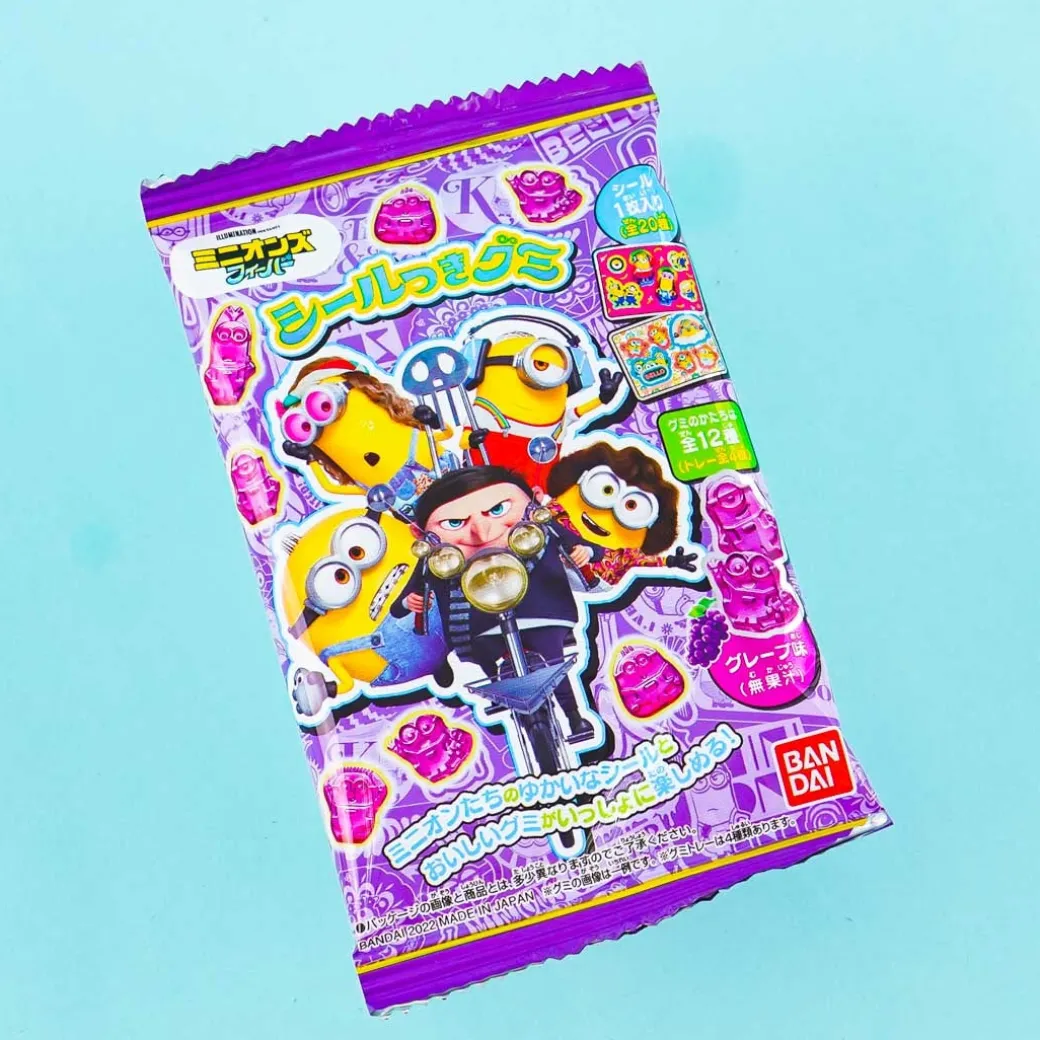 Minions Fever Gummy With Sticker - Grape