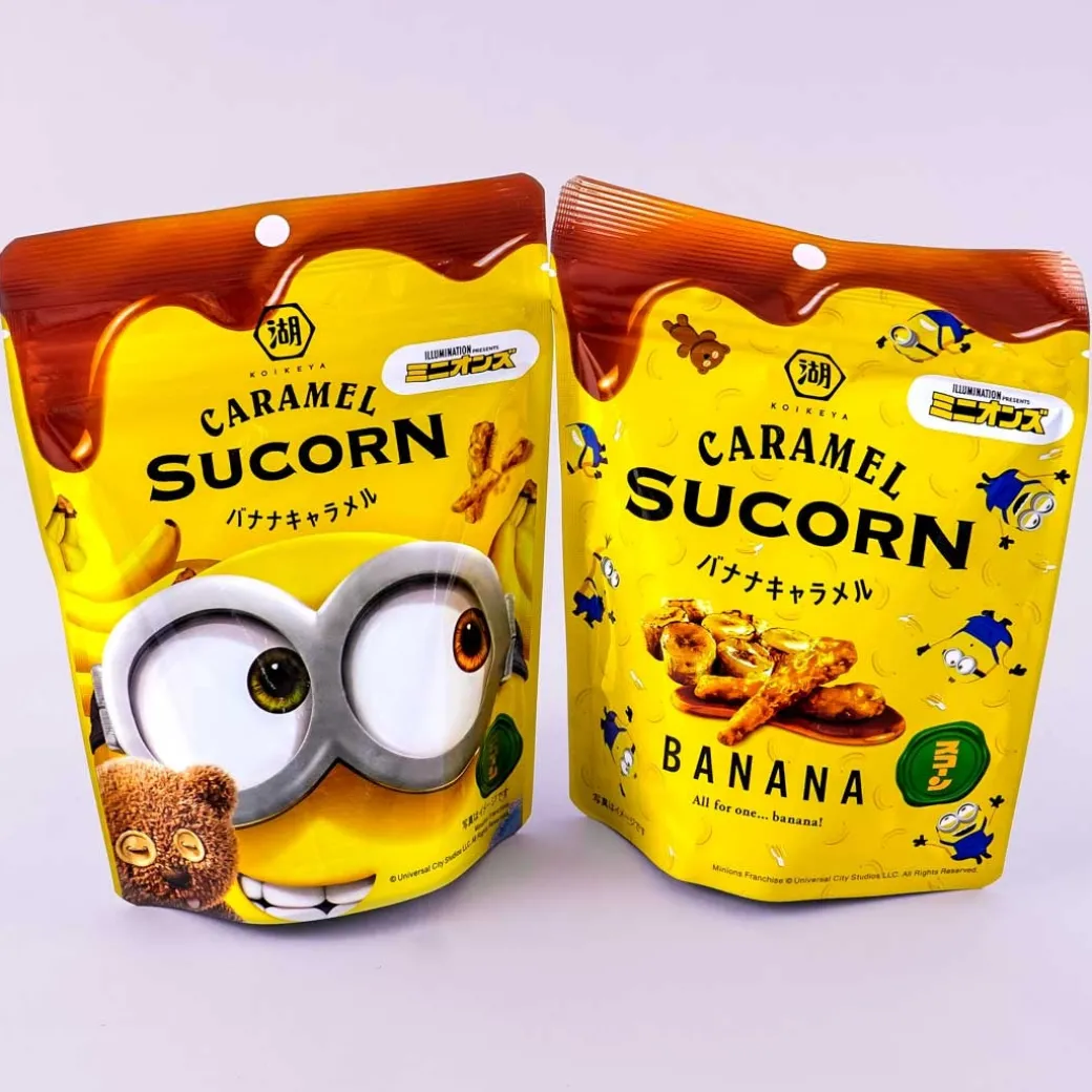 Minions Sucorn Corn Snacks - Banana Caramel