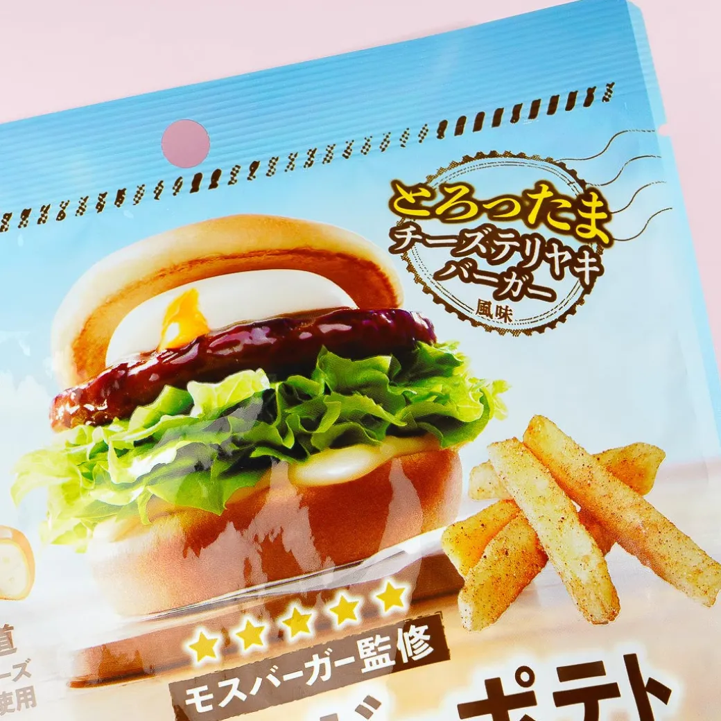 Mos Burger Potato Sticks Snack - Torottama Cheese Teriyaki Burger