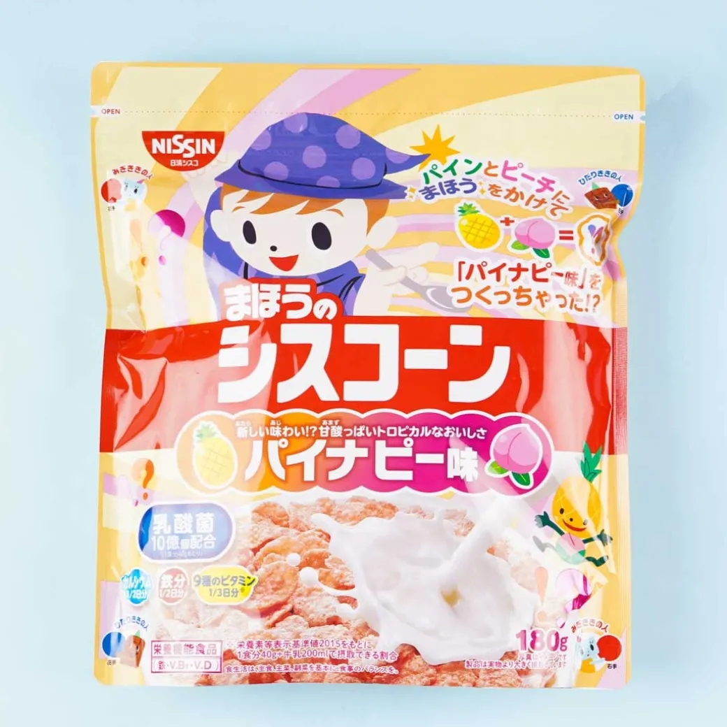 Nissin Mahou no Siscorn Cereal Pack - Pineapple & Peach