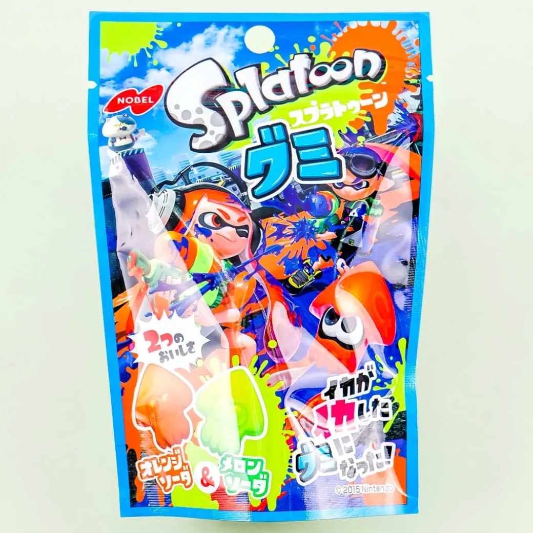Nobel Splatoon Gummies - Orange Soda & Melon Soda
