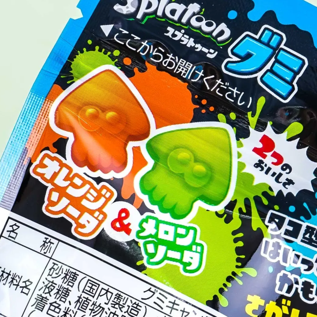 Nobel Splatoon Gummies - Orange Soda & Melon Soda