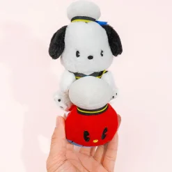 Ottotto x Sanrio Characters Plushie Charm & Crackers - Pochacco