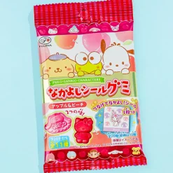 Peko-Chan x Sanrio Characters Nakayoshi Seal Gummy - Apple & Peach