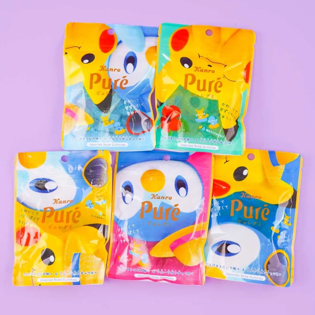Pikachu & Piplup Pure Gummy - Tropical & Fruit Punch