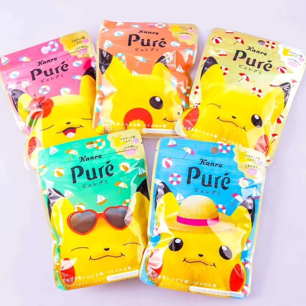 Pikachu Pure Summer Gummy - Tropical Fruit & Soda