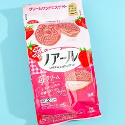 Pink Noir Thin Baked Strawberry Biscuits