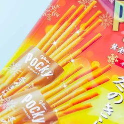 Pocky Biscuit Sticks Winter Bag - Golden Butter Caramel