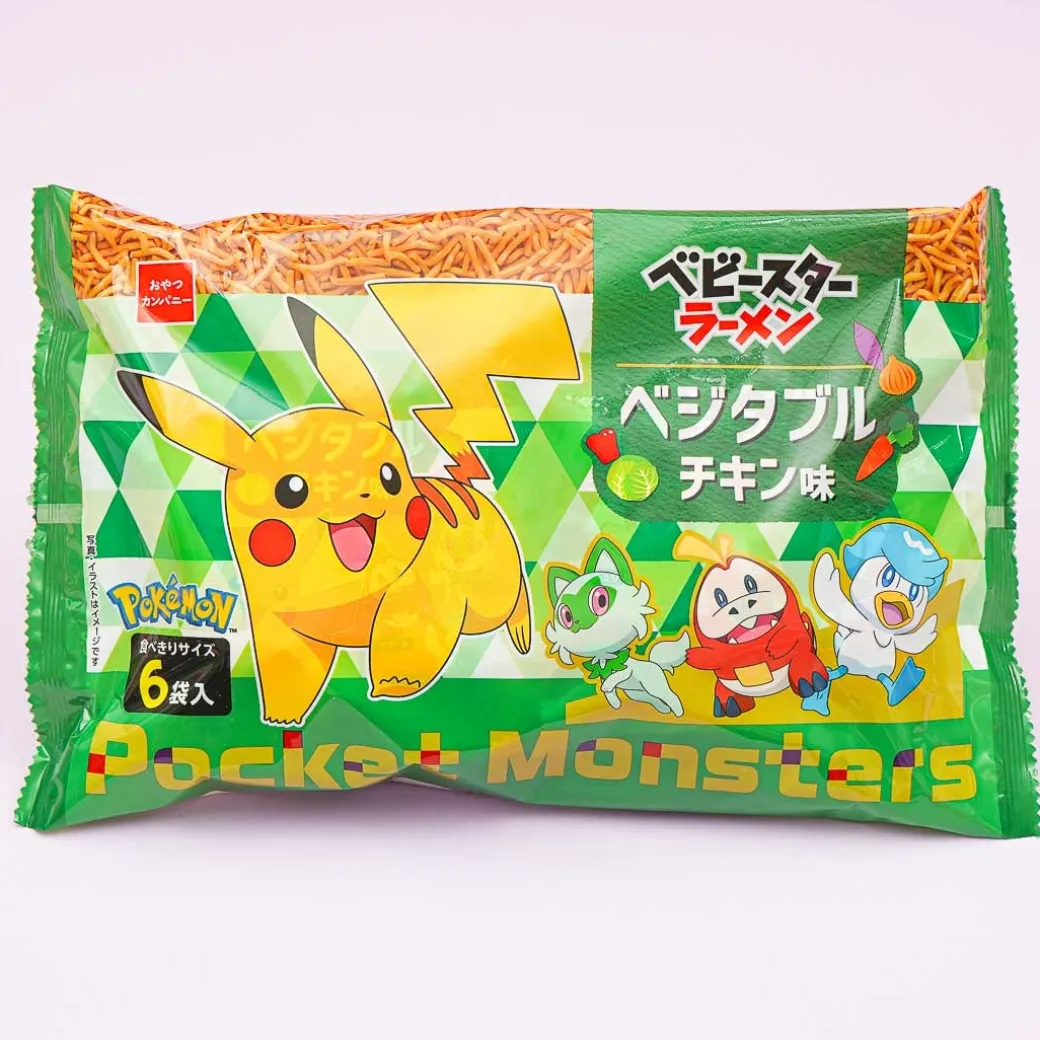 Pokemon Baby Star Ramen Snacks - Vegetable Chicken