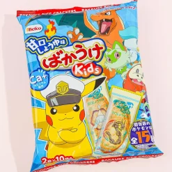 Pokemon Bakauke Kids Rice Crackers - Sweet Soy Sauce