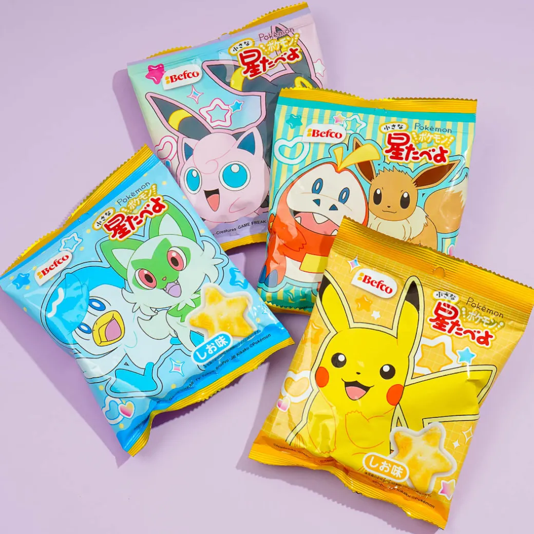Pokemon Hoshi Tabeyo Rice Crackers - Salt