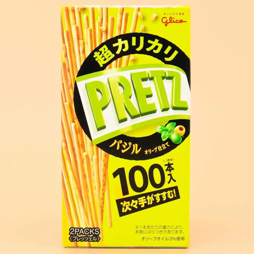 Pretz Extra Crispy Biscuit Sticks - Basil & Olive