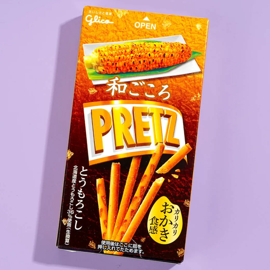 Pretz Wagokoro Biscuit Sticks - Hokkaido Corn