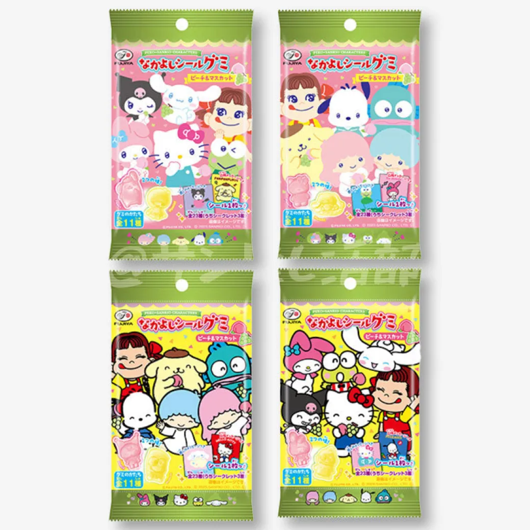 Sanrio Characters x Peko Nakayoshi Gummies With Sticker