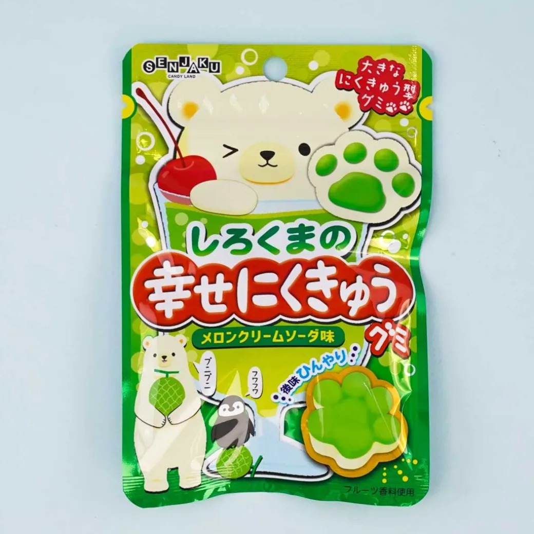 Senjaku Happy Nikukyu Paw Gummy - Melon Cream Soda