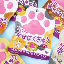 Senjaku Happy Nikukyu Paw Gummy Candy - Grape