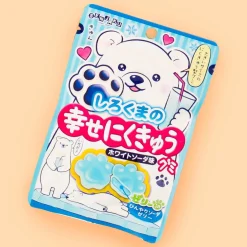 Senjaku Happy Nikukyu Polar Bear Paw Gummy - White Soda