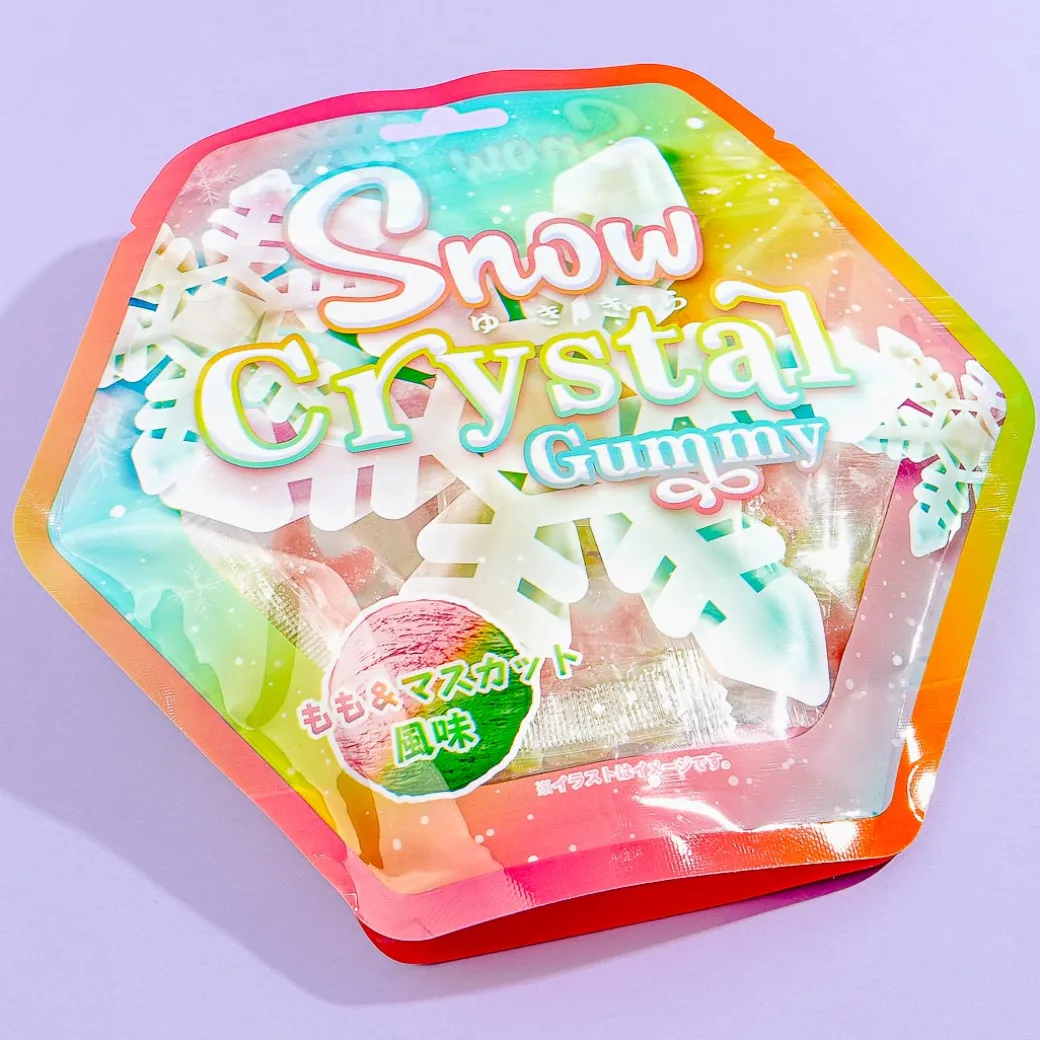 Snow Crystal Gummy - Peach & Muscat