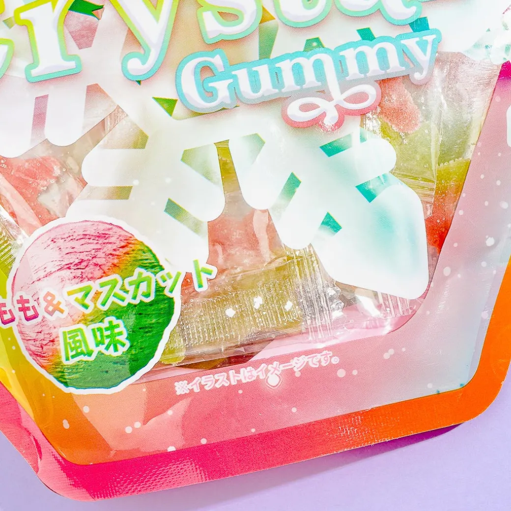 Snow Crystal Gummy - Peach & Muscat