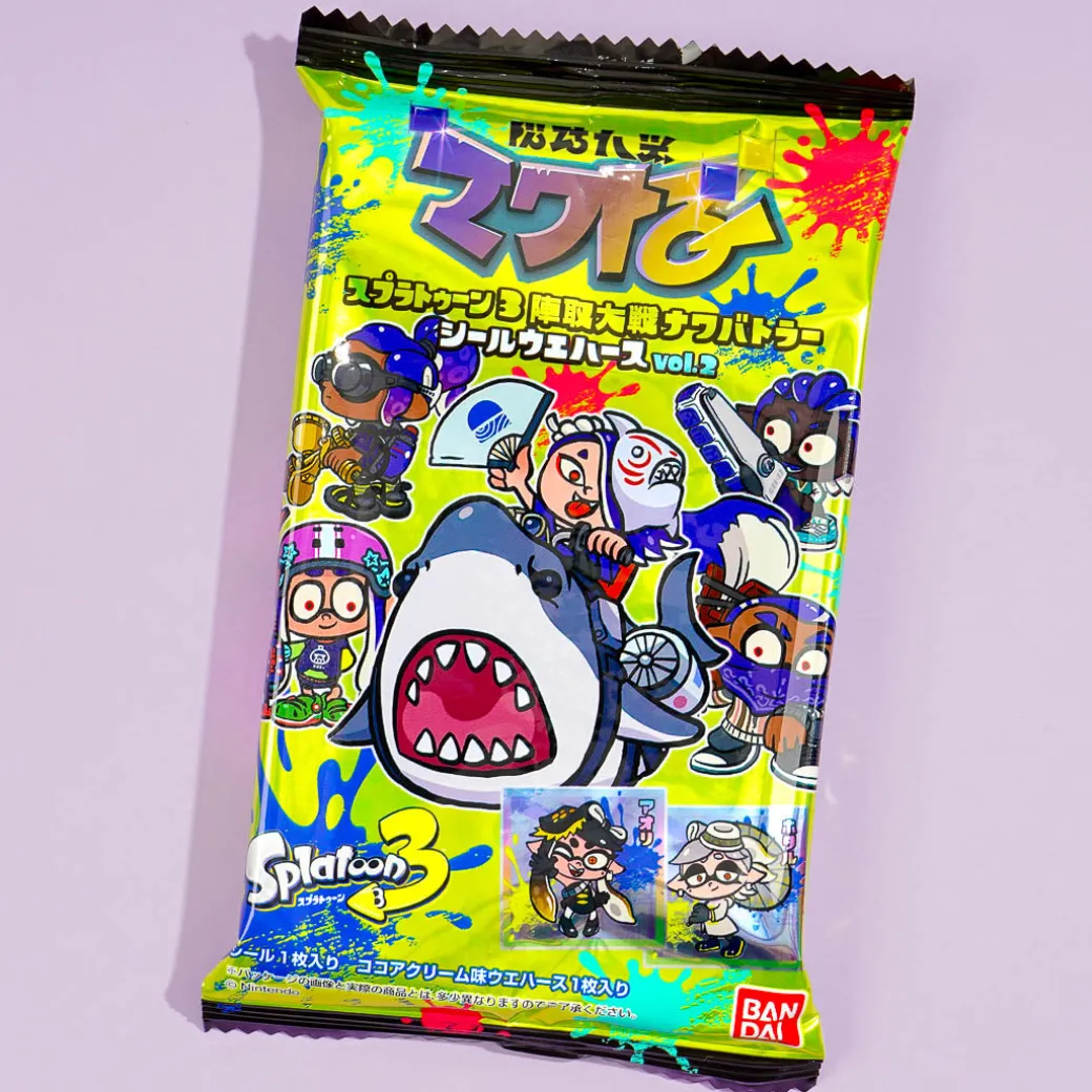 Splatoon 3 Nawa Battler Vol 2 Wafer & Sticker