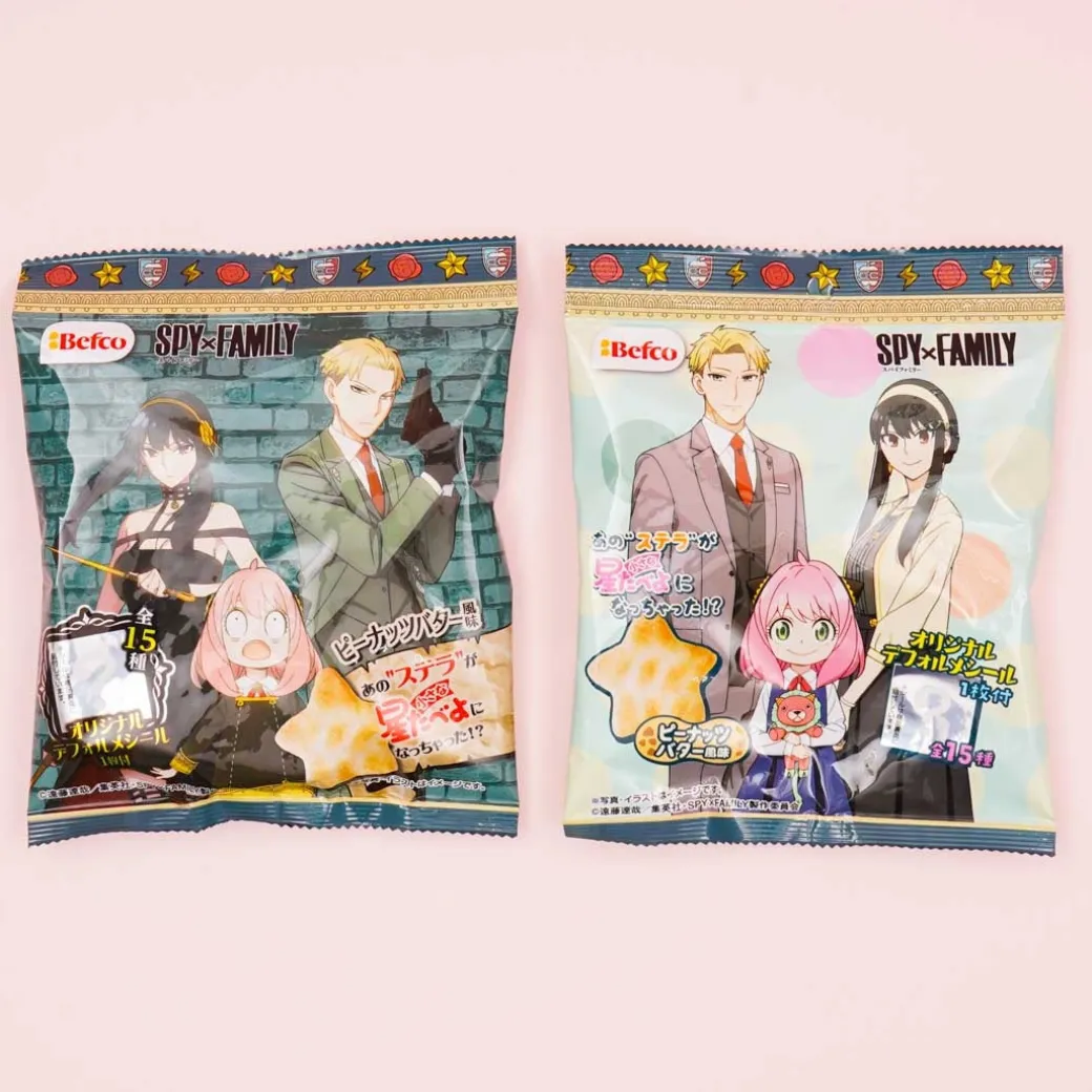 Spy x Family Kuriyama Hoshitabeyo Rice Crackers - Peanut Butter