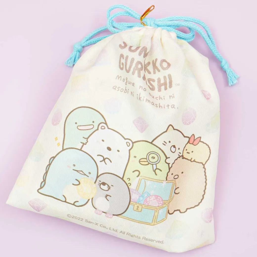 Sumikko Gurashi Gem Love Drawstring Snack Bag