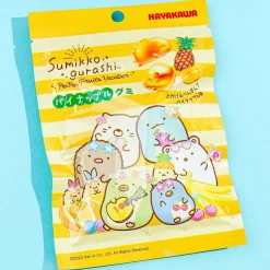Sumikko Gurashi Pen Pen Fruits Vacation Gummy - Pineapple