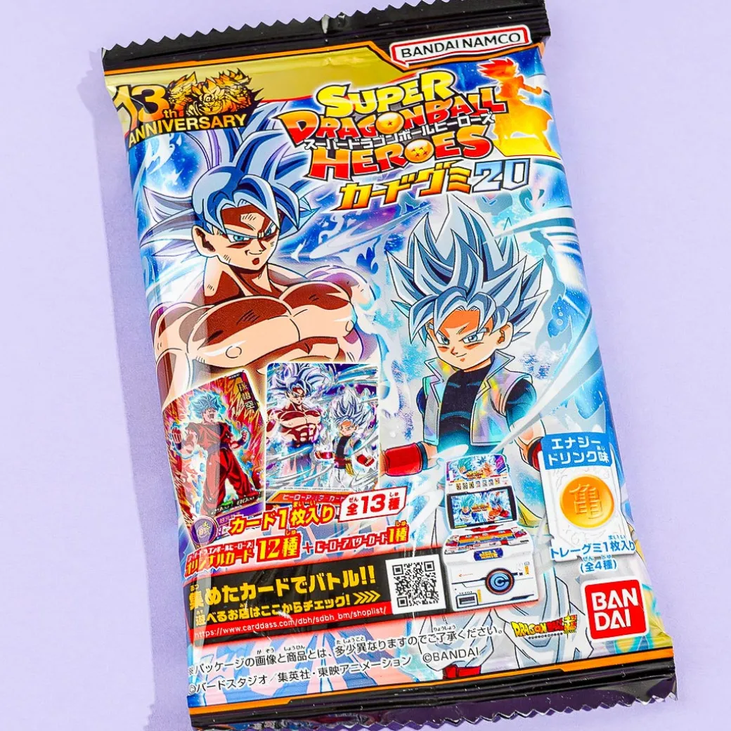 Super Dragon Ball Heroes Card With Gummy 20
