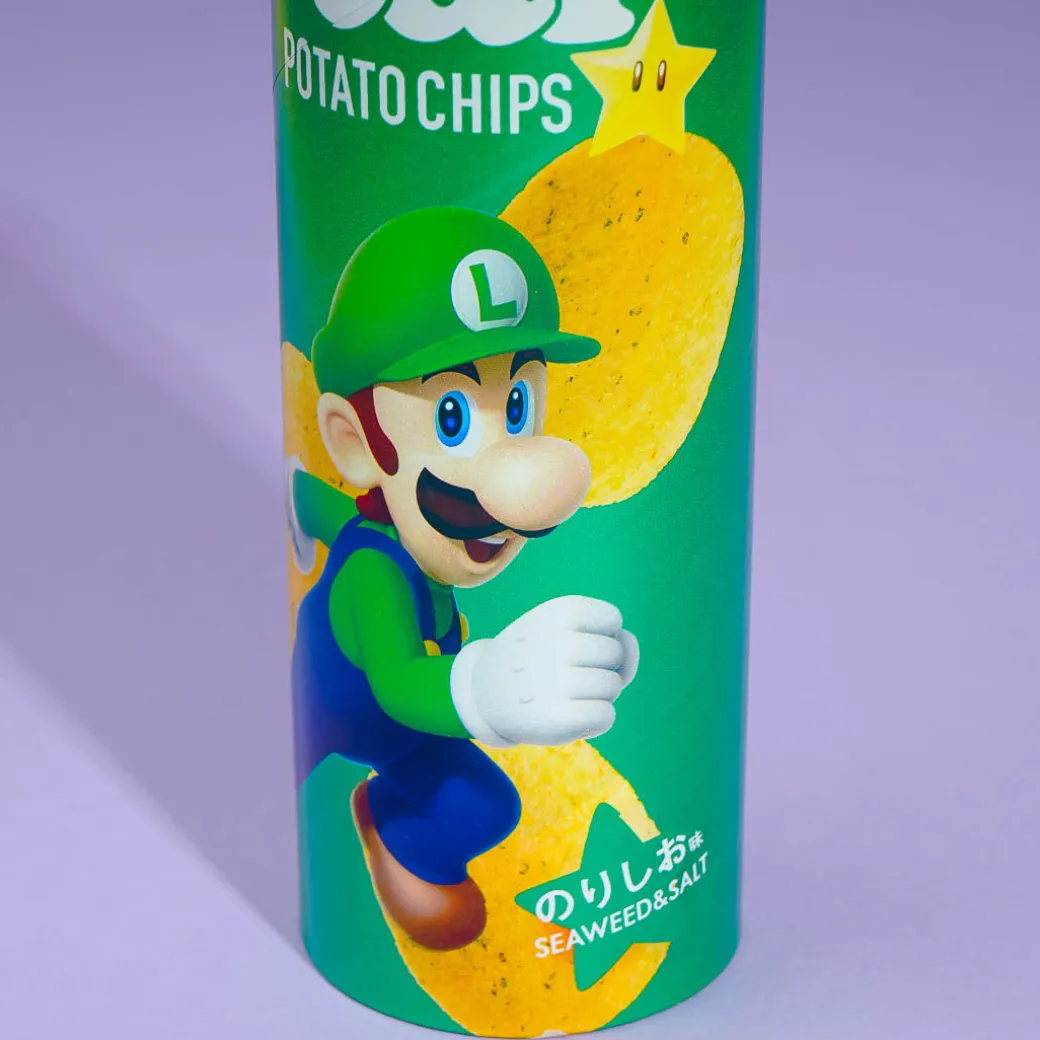 Super Mario Chip Star Potato Chips - Nori Shio / Large