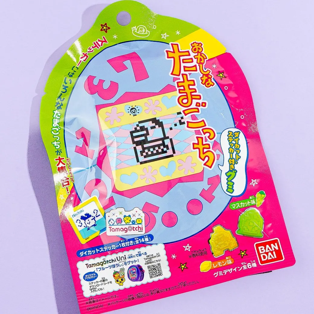 Tamagotchi Gummy With Sticker - Muscat & Lemon