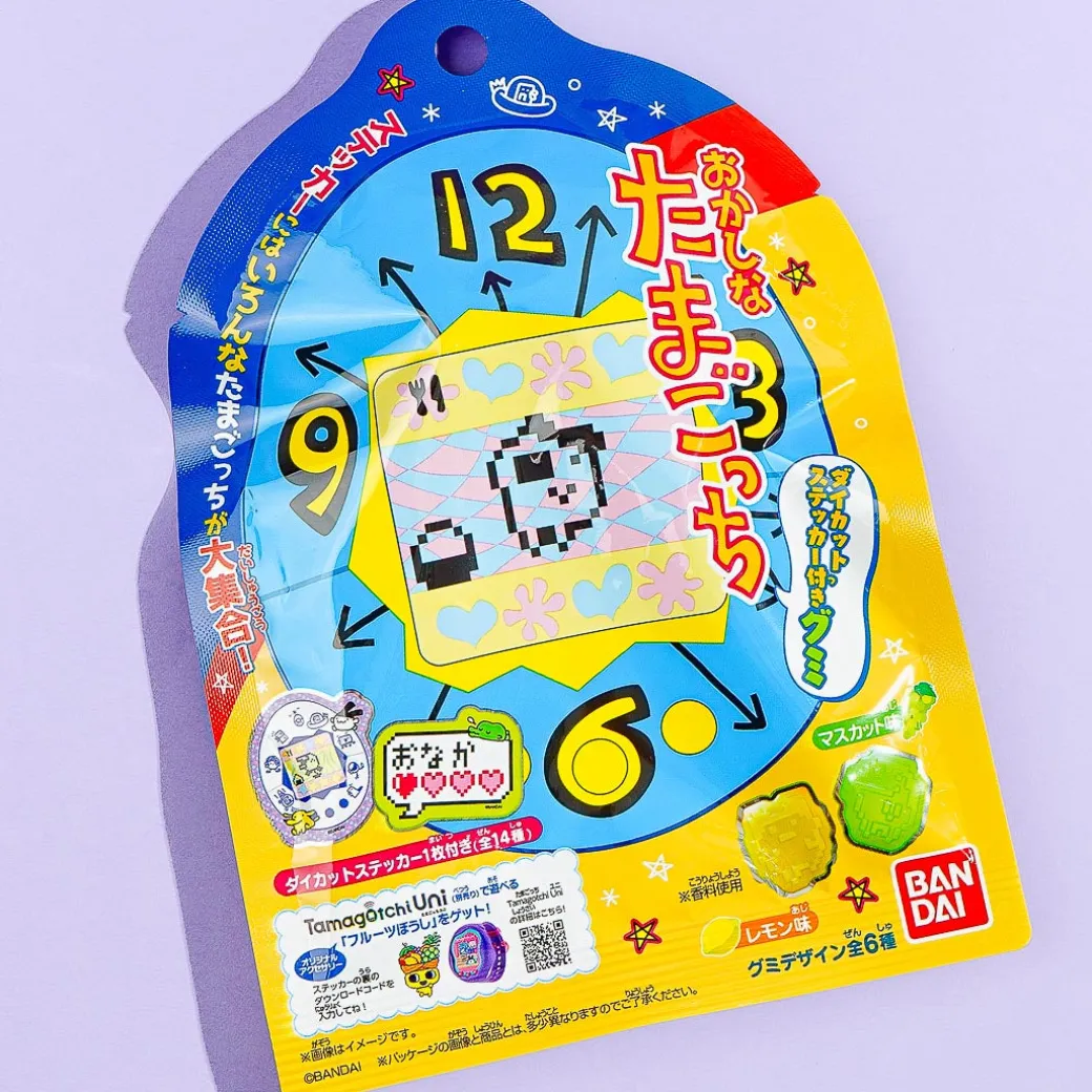Tamagotchi Gummy With Sticker - Muscat & Lemon