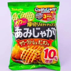 Tohato Ami Jaga Potato Snacks - Sour Cream & Onion