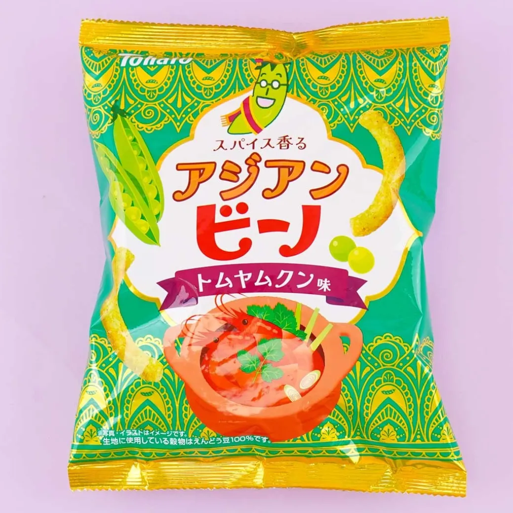 Tohato Beano Edamame Snacks - Asian Tom Yum Goong