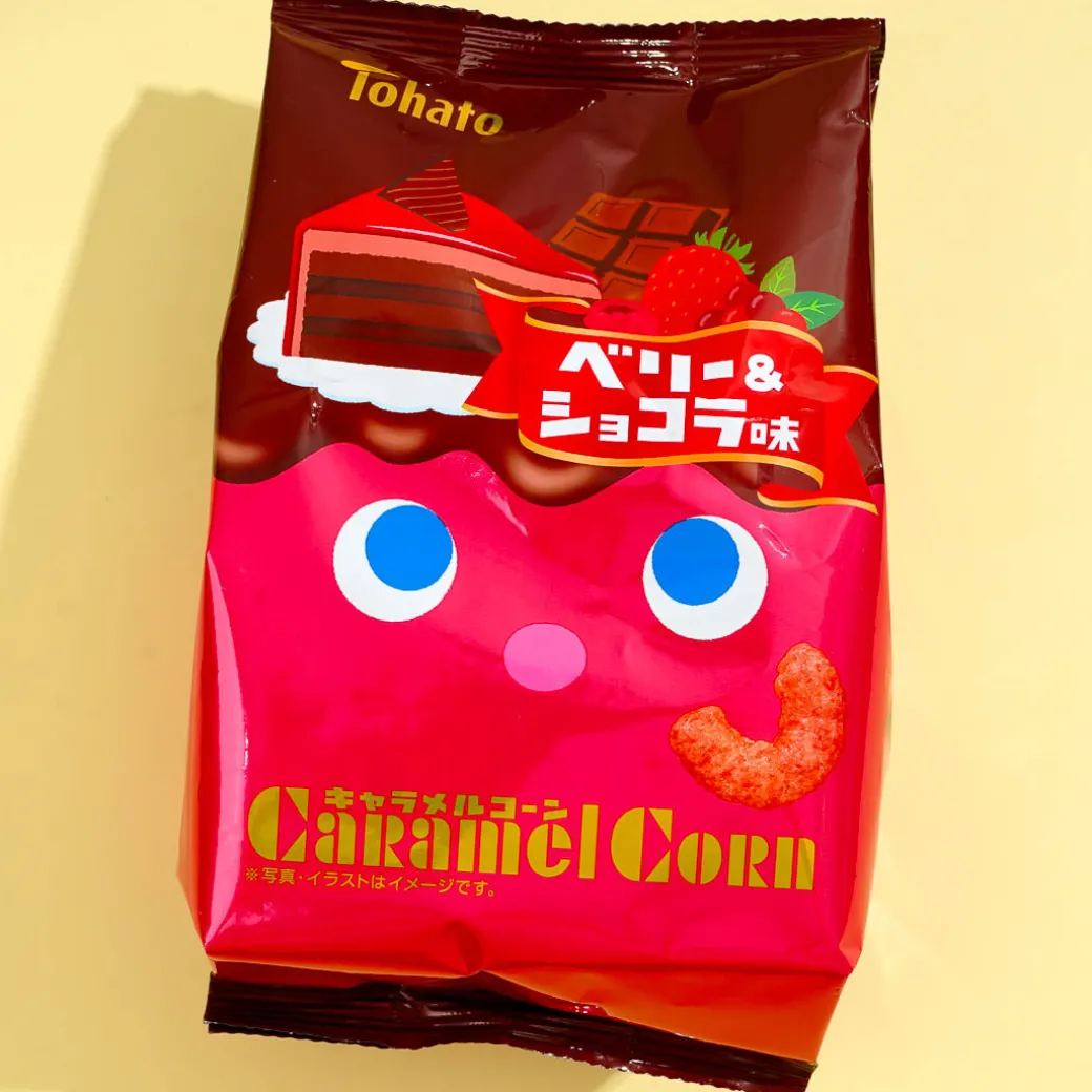 Tohato Caramel Corn - Berry & Chocolate