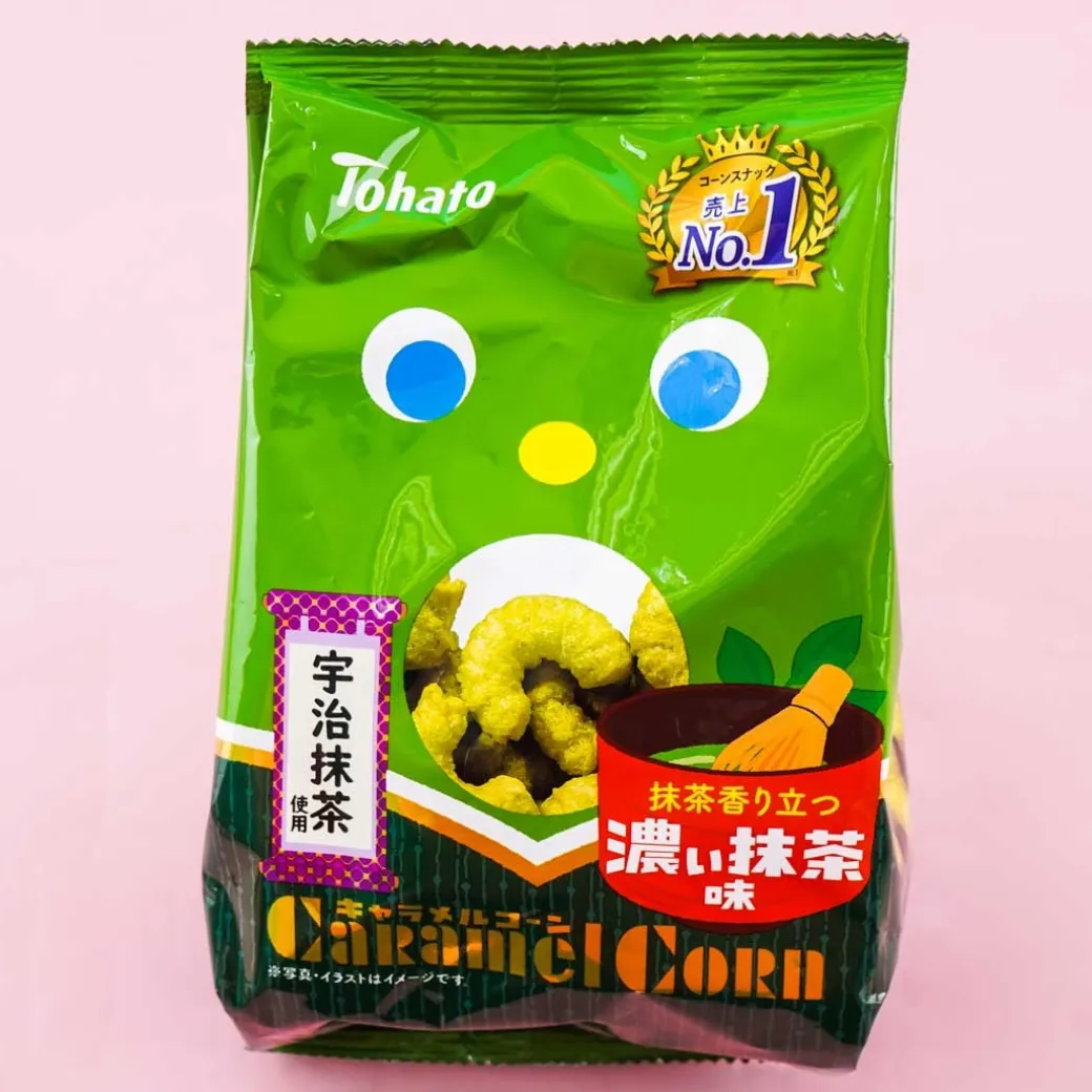 Tohato Caramel Corn - Dark Matcha