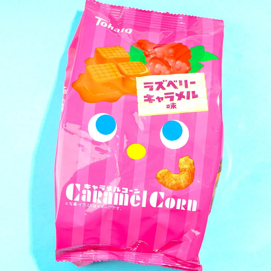 Tohato Caramel Corn - Raspberry Caramel